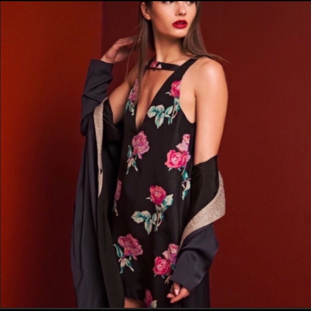 SCF silk Lotus mini dress xs/1